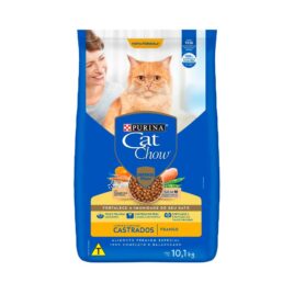 Ração Cat Chow para Gatos Castrados Sabor Frango