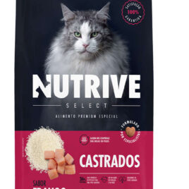 Ração Seca Nutrive Select Frango e Arroz para Gatos Castrados