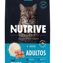 Ração Seca Nutrive Select Frango e Arroz Gatos Adultos 15Kg