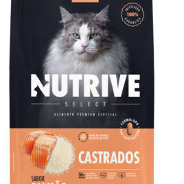 Ração Seca Nutrive Select Salmão e Arroz Gatos Castrados