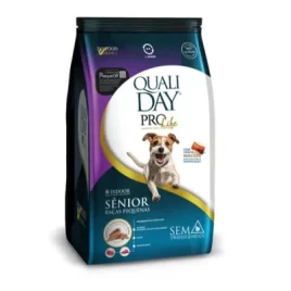 Ração Qualiday Pro Life Sabor Frango com Batata Doce para Cães Sênior Raças Pequenas